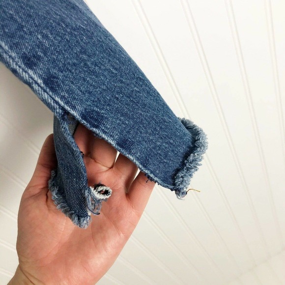 Gap Cone High Button Fly Straight Jeans 28 Tall - Picture 3 of 5